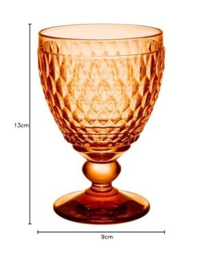 VILLEROY & BOCH - Boston Coloured - Rode wijnglas Apricot 13cm 0,31l VILLEROY & BOCH - Boston Coloured - Rode wijnglas Apricot 13cm 0,31l