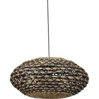 Light & Living Gevlochten hanglampTripoli met zwart Ø 60cm - 2936512 - thumbnail