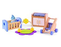 Hape poppenhuis babykamer - thumbnail