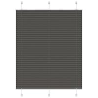 Pliss rolgordijn 110x150cm stofbreedte 109,4cm polyester zwart - thumbnail