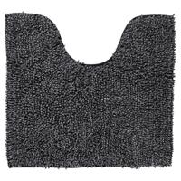 Toiletmat Sealskin Misto Chenille Katoen 60x55 cm Zwart - thumbnail