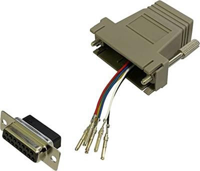 BKL Electronic 10121112 Adapter D-SUB-bus 15-pol. - RJ12-bus 1 st. Single