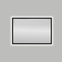 Badkamerspiegel Best Design Nero LED Verlichting 120x80 cm Mat Zwart - thumbnail