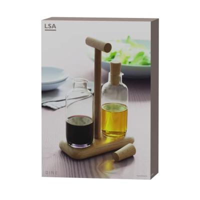 L.S.A. Dine Serveerplank met 2 Karaffen 250 ml