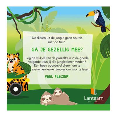 Puzzeltrein en Voorleesboek Jungle Puzzeltrein en Voorleesboek Jungle