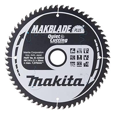 Makita Zaagblad | Hout | 216x30x60T | 5 Graden - B-32502 Makita Zaagblad | Hout | 216x30x60T | 5 Graden - B-32502