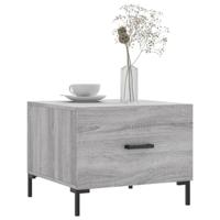 Salontafels 2 st 50x50x40 cm bewerkt hout grijs sonoma eiken - thumbnail
