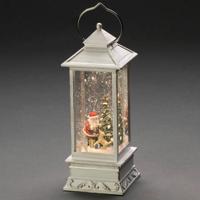 Kerstlantaarn LED met kerstman en hond Konstsmide - Konstsmide - thumbnail