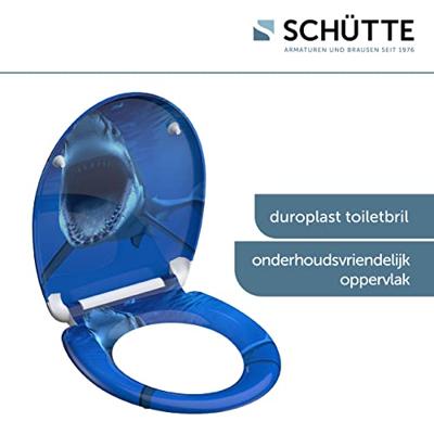 Duroplast WC-bril SHARK met soft-close en quick-release