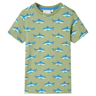 VidaXL Kindershirt 128 lichtkakikleurig