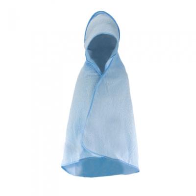 Soft Touch badcape baby 70 cm blauw