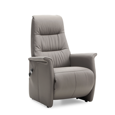 Sta-op Stoel J-100 Grijs Leer Sta-op Stoel J-100 Grijs Leer