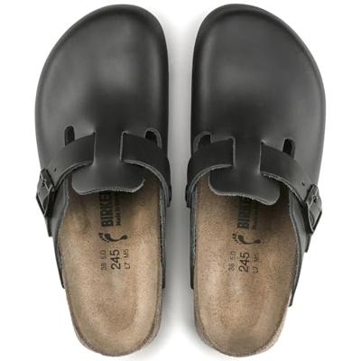 Clog Boston SL maat 43 zwart bovenmateriaal: leder EN ISO 20345 SRA BIRKENSTOCK