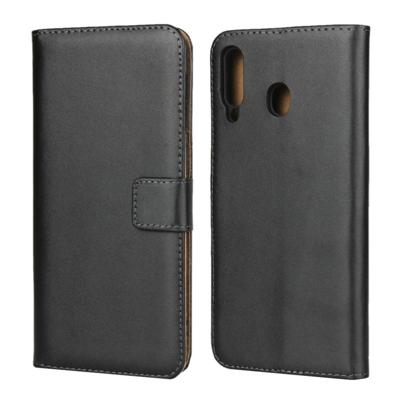 Horizontale Flip lederen case voor Galaxy M30 met magnetische gesp & houder & kaartsleuven & portemonnee (zwart)
