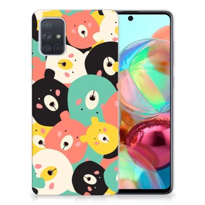 Samsung Galaxy A71 Telefoonhoesje met Naam Bears