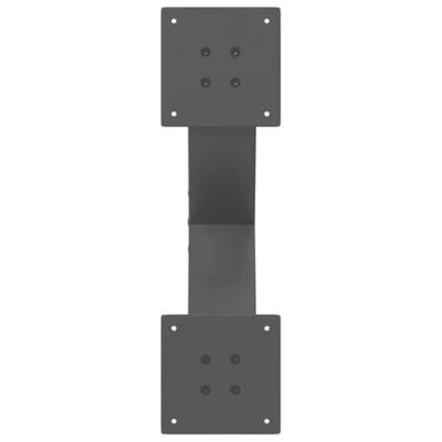 Salontafelpoten 2 st X-vormig 50x(30-31) cm staal antraciet