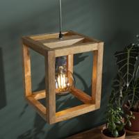 Hanglamp Thelma 25 x 25cm - Massief mango naturel - thumbnail