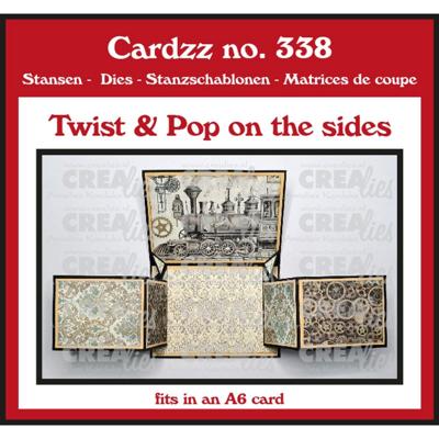 Crealies • cardzz snijmal twist & pop aan beide kanten