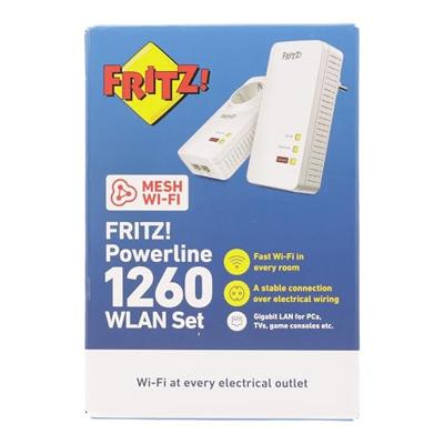 AVM FRITZ!Powerline 1260E WLAN Set Powerline Wit - thumbnail