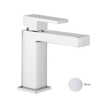 Wastafelkraan Sanimex Giulini Met Pop-Up Mat Wit Sanimex Wastafelkraan Sanimex Giulini Met Pop-Up Mat Wit Sanimex