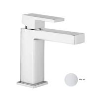 Wastafelkraan Sanimex Giulini Met Pop-Up Mat Wit Sanimex - thumbnail