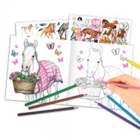 Miss Melody kleurboek Baby Pony meisjes 21 cm papier 3 delig - thumbnail