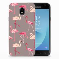 Samsung Galaxy J3 2017 | TPU Hoesje | Flamingo - thumbnail