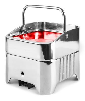 BeamZ BBP96SC verticale LED-par op accu RGBAW-UV WDMX chroom