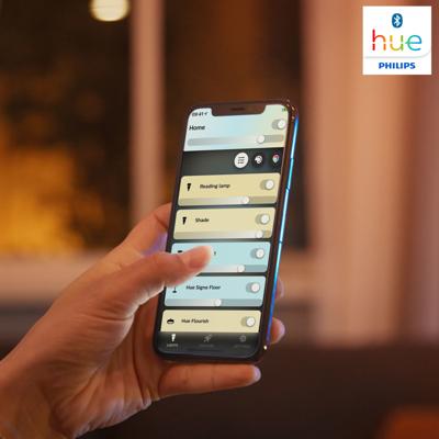 Philips Hue - Cher Hue Ceiling Lamp Black - White Ambiance - E Philips Hue - Cher Hue Ceiling Lamp Black - White Ambiance - E