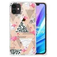Apple iPhone 11 Case Anti-shock Flamingo Triangle - thumbnail