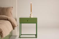 Nohr Nachtkastje 'Shaune' Met 1 lade, kleur Groen - thumbnail