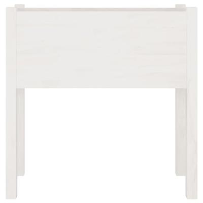 VidaXL Plantenbakken 2 st 70x31x70 cm massief grenenhout wit VidaXL Plantenbakken 2 st 70x31x70 cm massief grenenhout wit