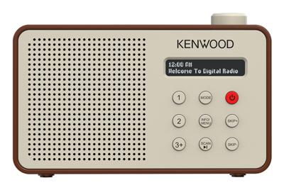 Kenwood CR-M25DAB-T Draagbare DAB+ Radio Beige/Bruin