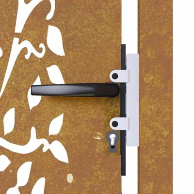 VidaXL Poort 105x130 cm boomontwerp cortenstaal