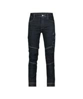 Dassy werkjeans Osaka plus blauw/zwart - maat 48 - thumbnail