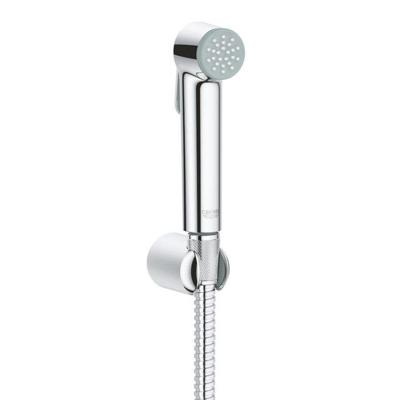 GROHE Tempesta-F Trigger Spray 30 Handdoucheset - 1 straalsoort - rond - met houder - metalen slang - 125cm - chroom 26354000 GROHE Tempesta-F Trigger Spray 30 Handdoucheset - 1 straalsoort - rond - met houder - metalen slang - 125cm - chroom 26354000