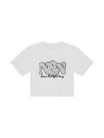 Nik&Nik Meisjes t-shirt - Dance - Off wit - thumbnail