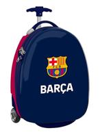 Handbagagekoffer F.C. Barcelona Blauw Kastanjebruin 16'' 23 L 28 x 43 x 23 cm - thumbnail