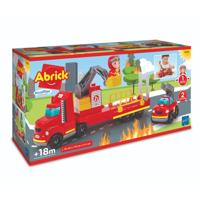 Abrick brandweerwagen met brandweerauto - thumbnail