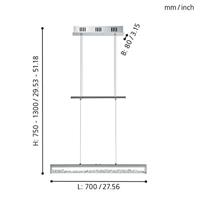 Eglo Led HanglampCardito 1 - 93625 - thumbnail