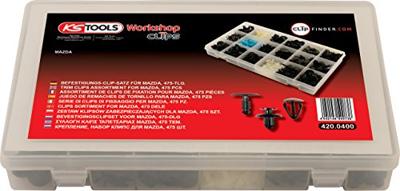 KS Tools 420.0400 Bevestigingsset clip voor Mazda, 475-delig