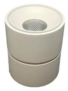 V-Tac Opbouw downlighter verstelbaar 10W LED wit 36gr - 5013480 V-Tac Opbouw downlighter verstelbaar 10W LED wit 36gr - 5013480