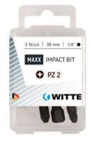 Witte pozidriv bit MAXX Impact [3x] - 1/4&apos;&apos; - PZ 1 - 38 mm - thumbnail