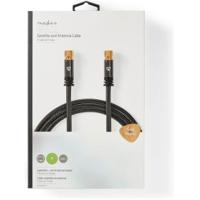 Satelliet- en Antennekabel | F Male - F Male | 2,0 m | Gun Metal Grey - thumbnail