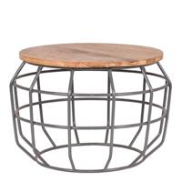 LABEL51 bijzettafel 'Pixel' 50 cm, kleur Grijs - thumbnail