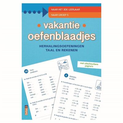 Vakantie oefenblaadjes "naar groep 5" (Paperback)