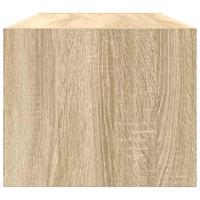 Tv-meubels 2 st 80x31x25,5 cm bewerkt hout sonoma eikenkleurig - thumbnail