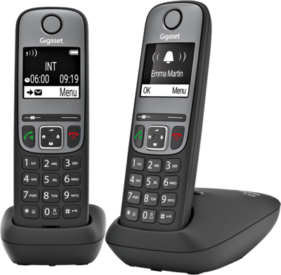 Gigaset A705 Duo Draadloze DECT Telefoon Zwart
