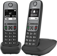 Gigaset A705 Duo Draadloze DECT Telefoon Zwart - thumbnail