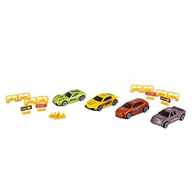 Online Retail Shop Vrachtauto silver wheels transporter met 4 auto&apos;s - thumbnail